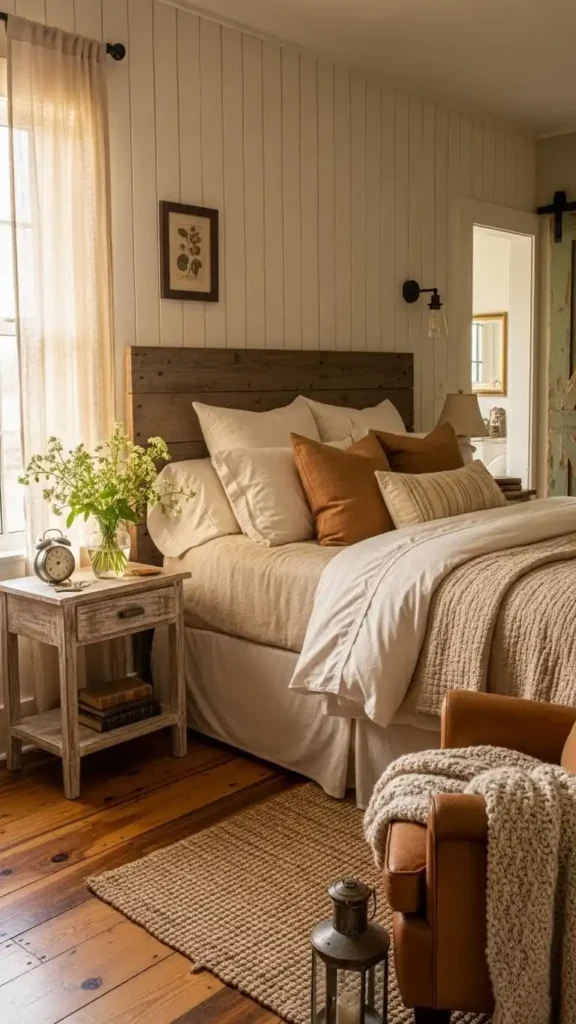 farmhouse-bedroom-with-cozy-warm-tones