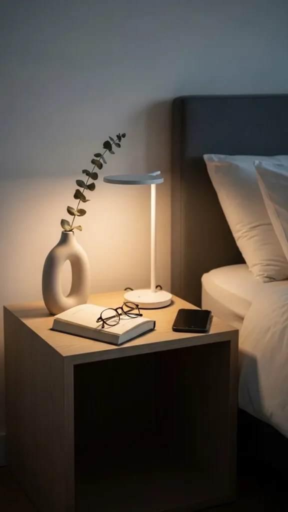 minimalist-nightstand-essentials