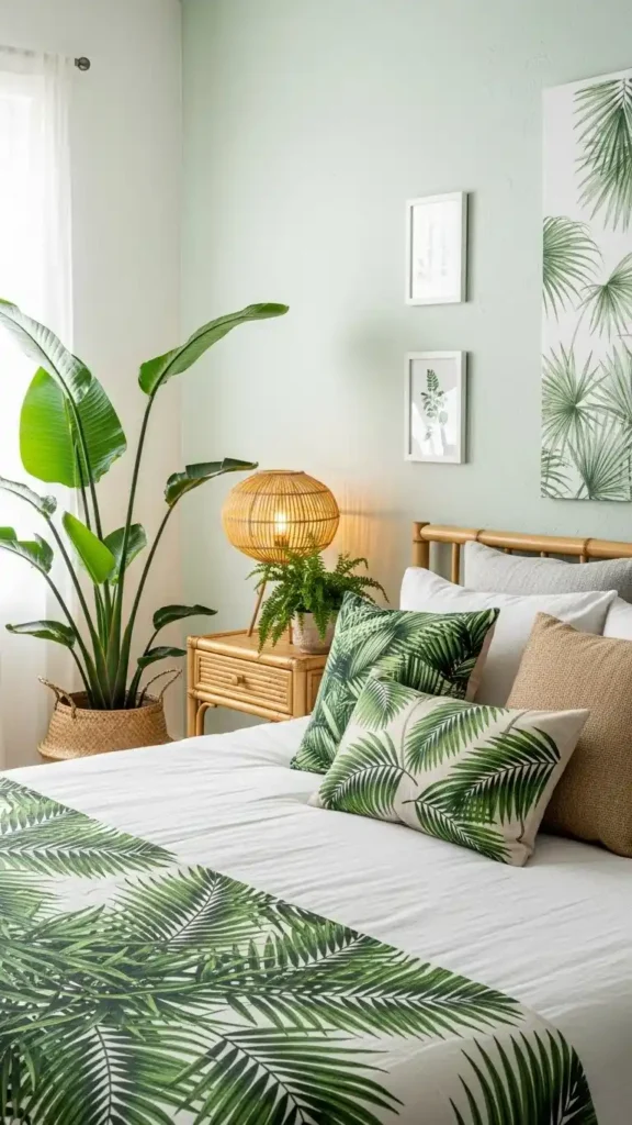 tropical-bedroom-with-indoor-plants-and-natural-textures