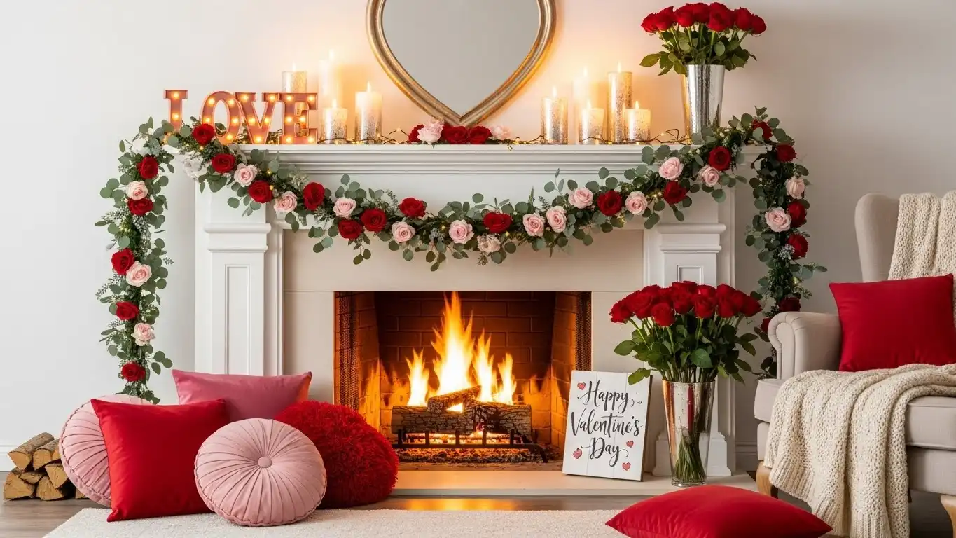 valentines-day-fireplace-decor-idea
