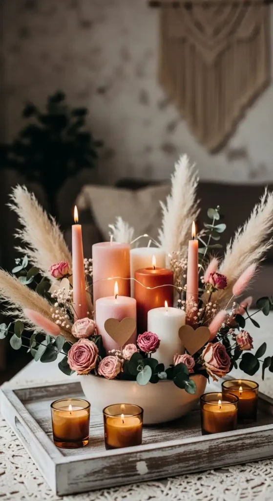 boho-candle-arrangement