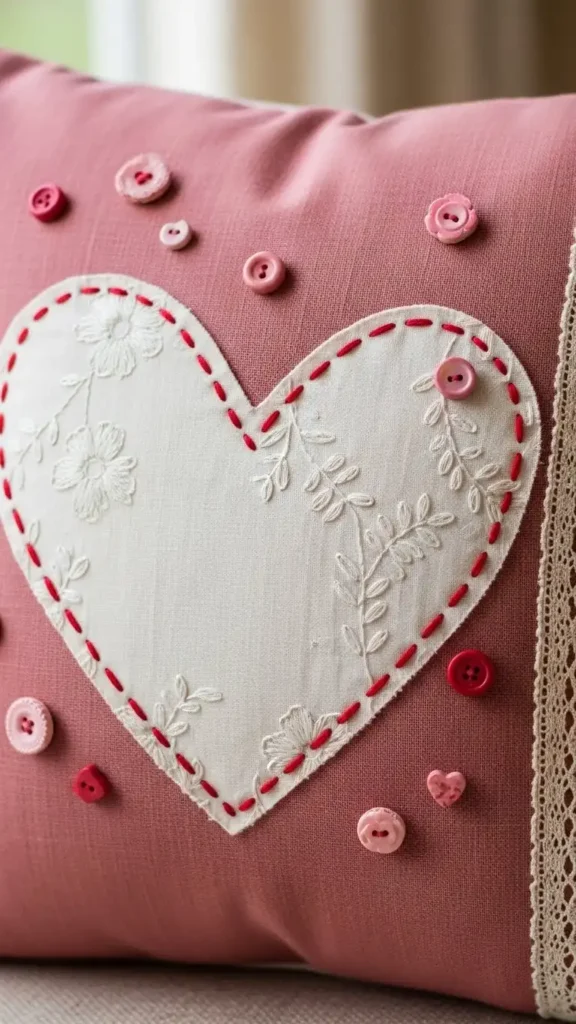 fabric-heart-cushion-cover