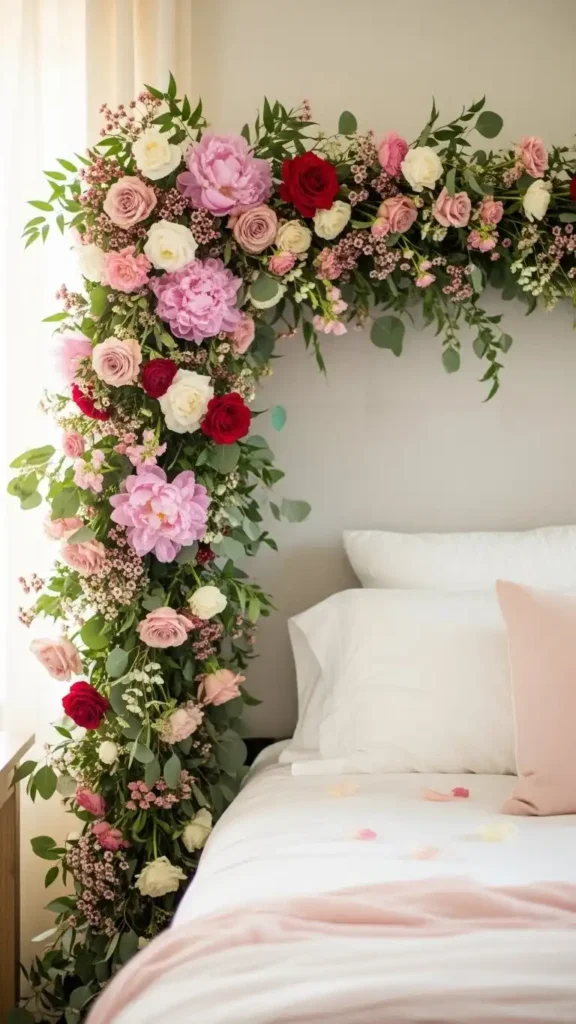 floral-garland-for-headboard