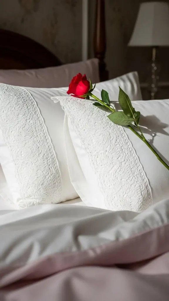 lace-trimmed-pillowcases