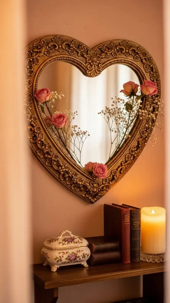 vintage-style-heart-mirror