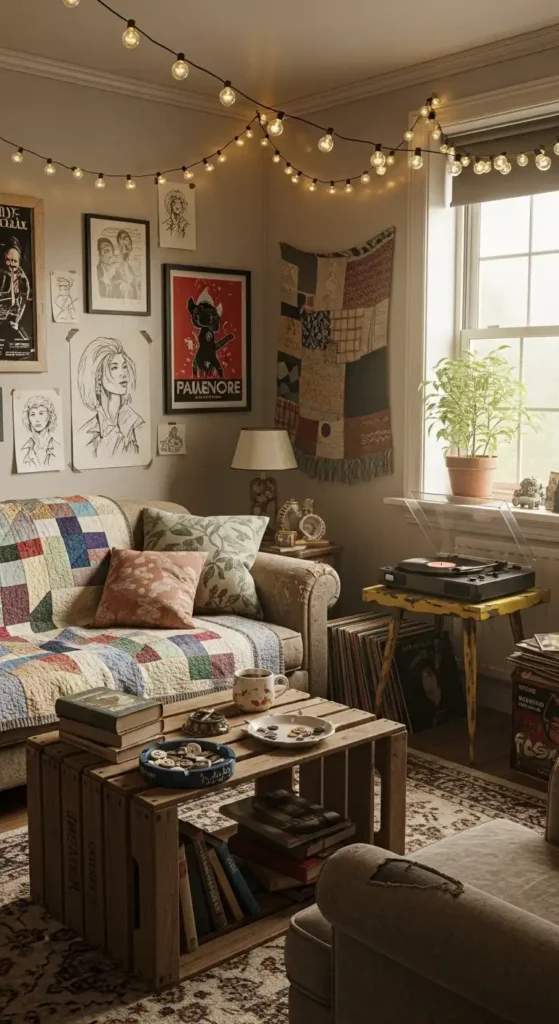 cozy-vintage-lounge-with-artistic-flair