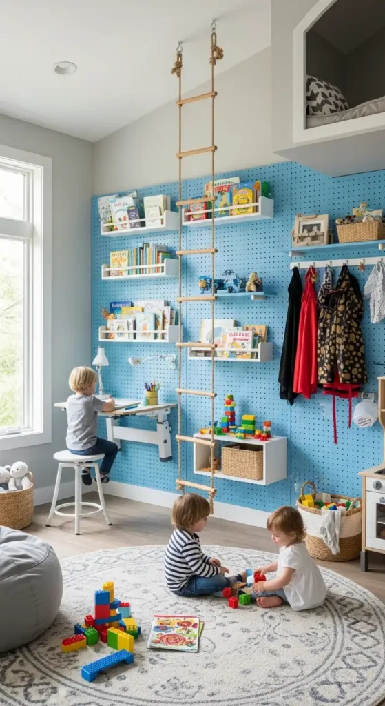 floor-to-ceiling-pegboard-for-custom-play-setups