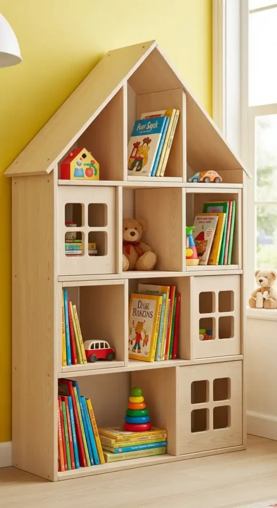 house-shaped-bookshelf