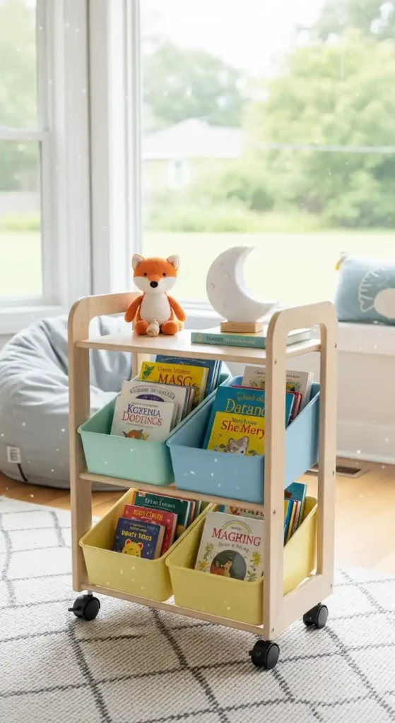 rolling-cart-bookshelf