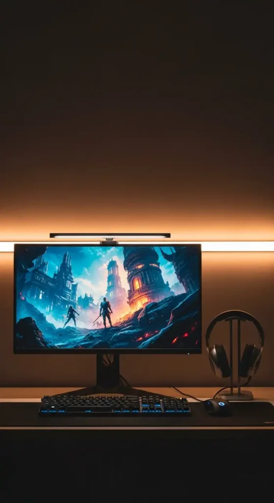 simplistic-gaming-light-bar-setup
