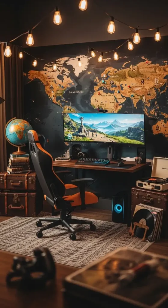 travel-themed-game-room