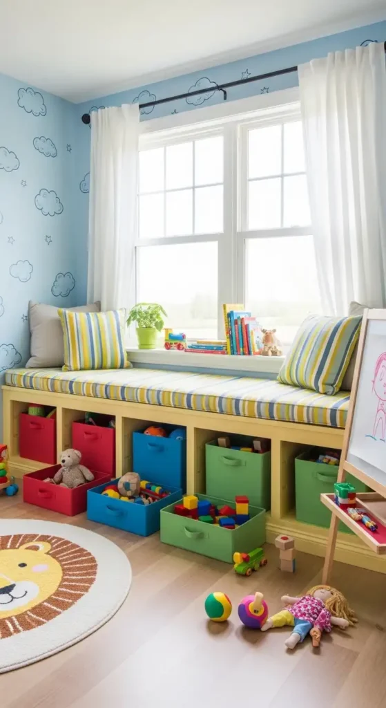 under-window-bench-with-toy-compartments