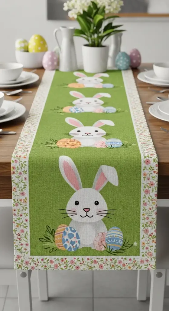 bunny-themed-table-runner