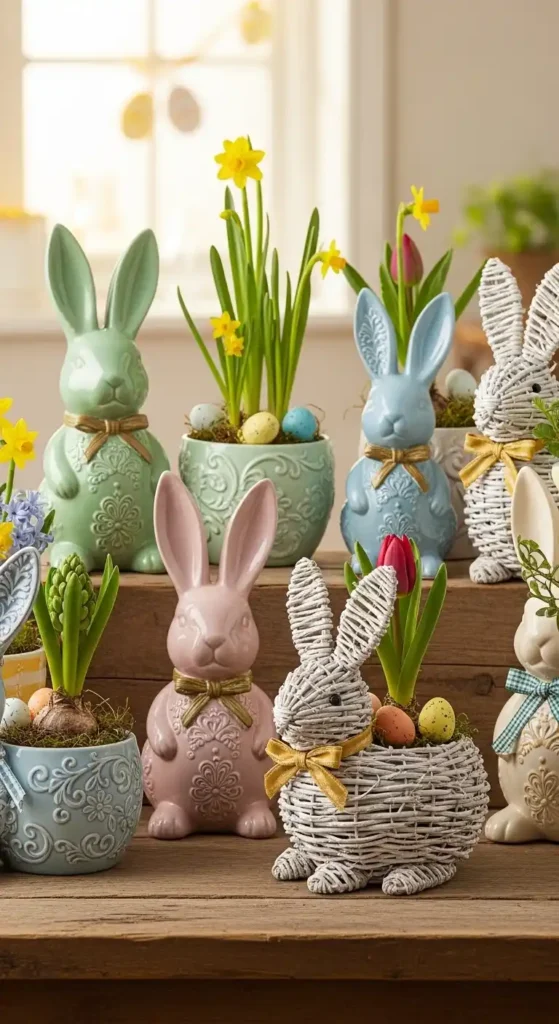 decorative-bunny-planters