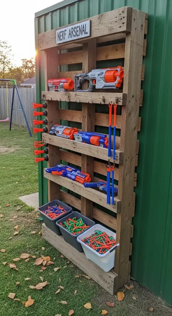 diy-nerf-storage-rack