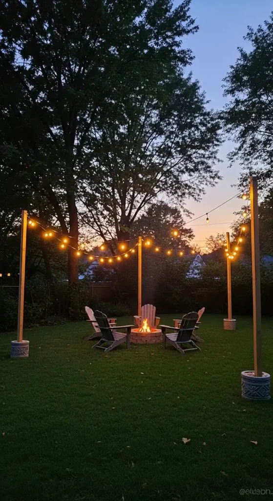 diy-outdoor-string-lights-on-poles