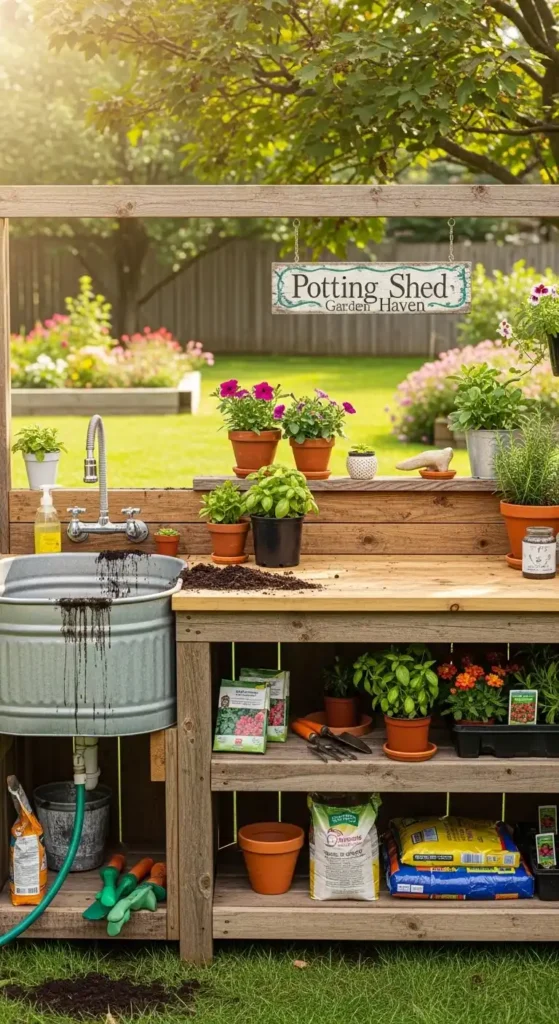 diy-potting-bench-with-sink