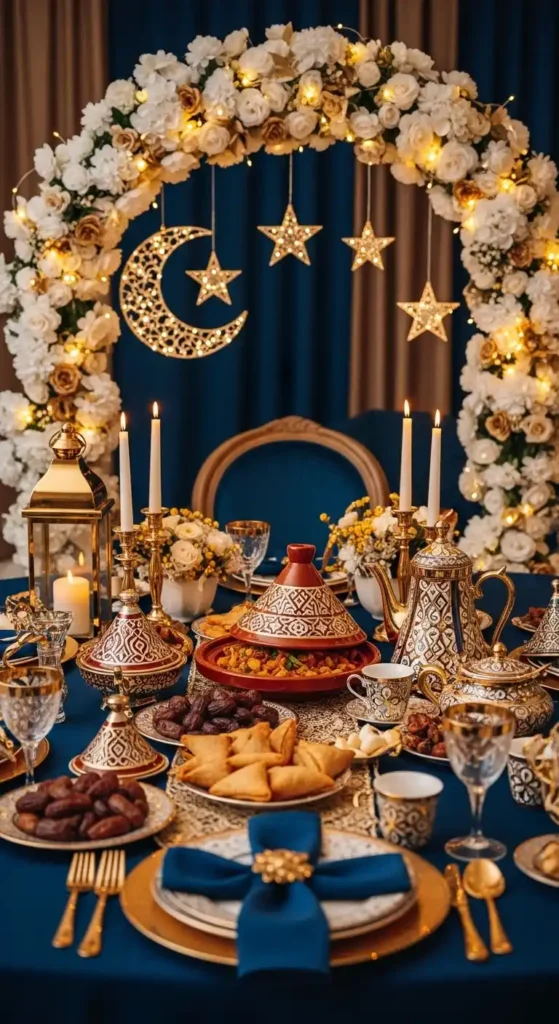 floral-arch-ramadan-tea-table