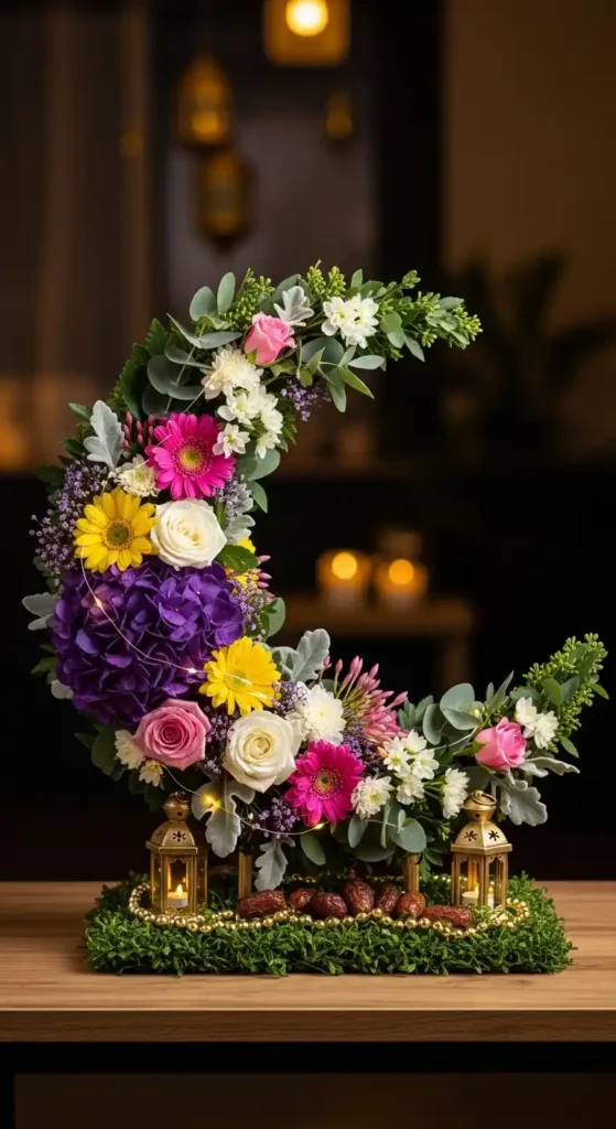 floral-crescent-moon-centerpiece
