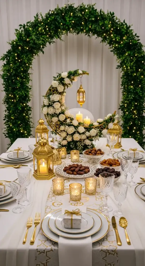 greenery-arch-and-crescent-centerpiece-ramadan-table
