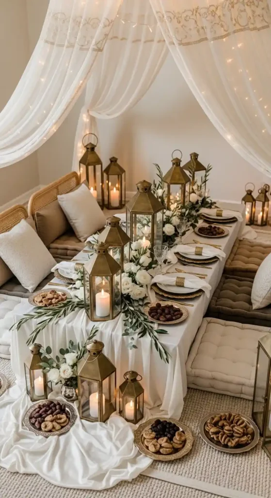 neutral-canopy-floor-seating-ramadan-table