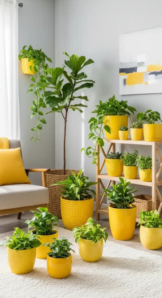 yellow-planters