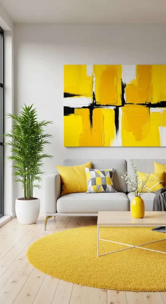 yellow-wall-art