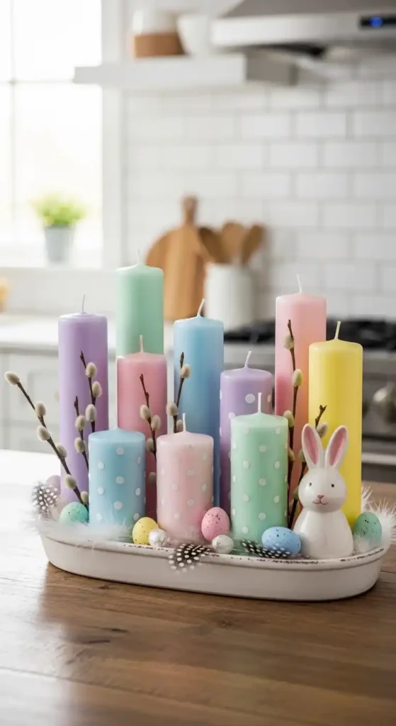 pastel-candle-arrangement