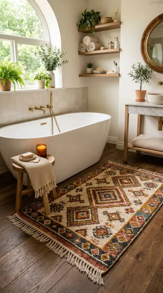 bohemian-style-bathroom-rugs