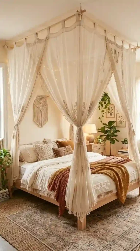 boho-canopy-curtain-style