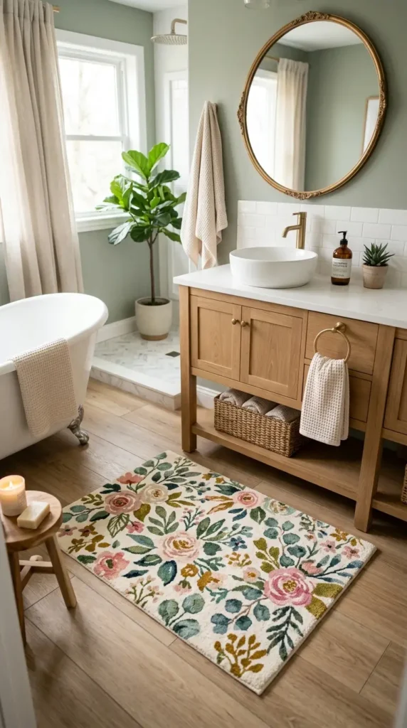 floral-bathroom-rugs