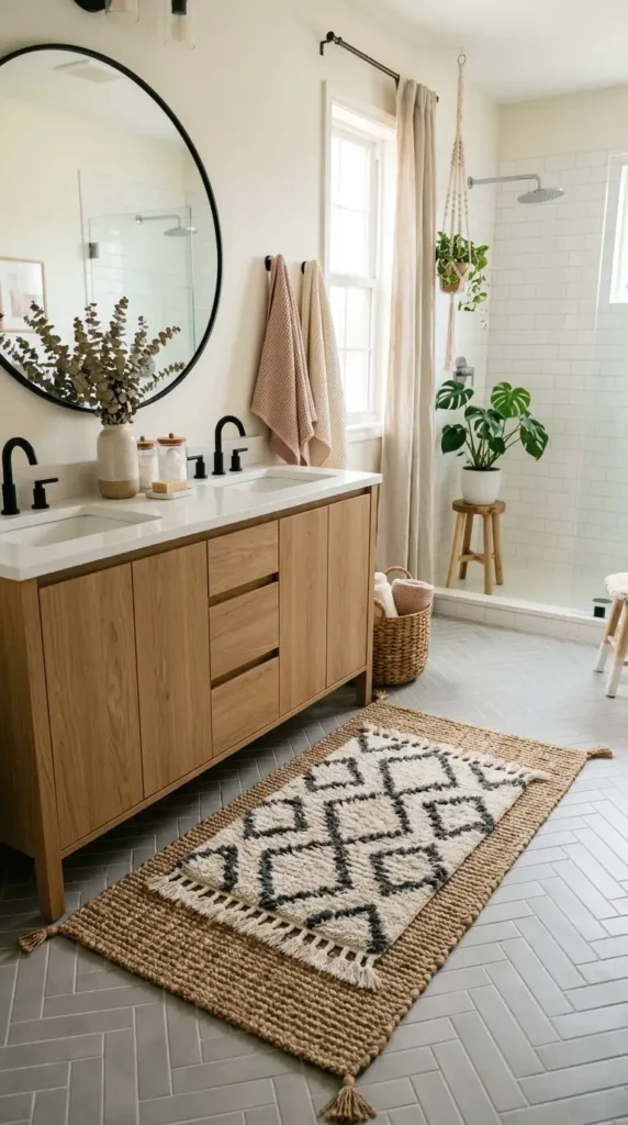 layered-bathroom-rug-designs