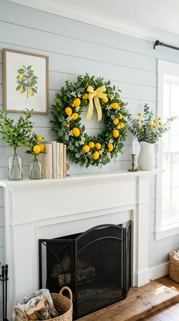 lemon-wreath-as-a-centerpiece