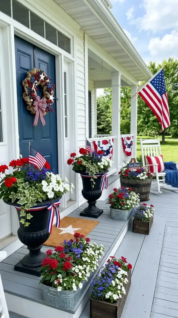 patriotic-flower-planters-display