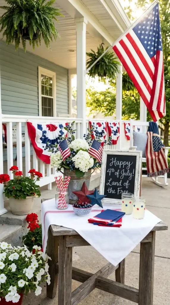 patriotic-porch-table-decor