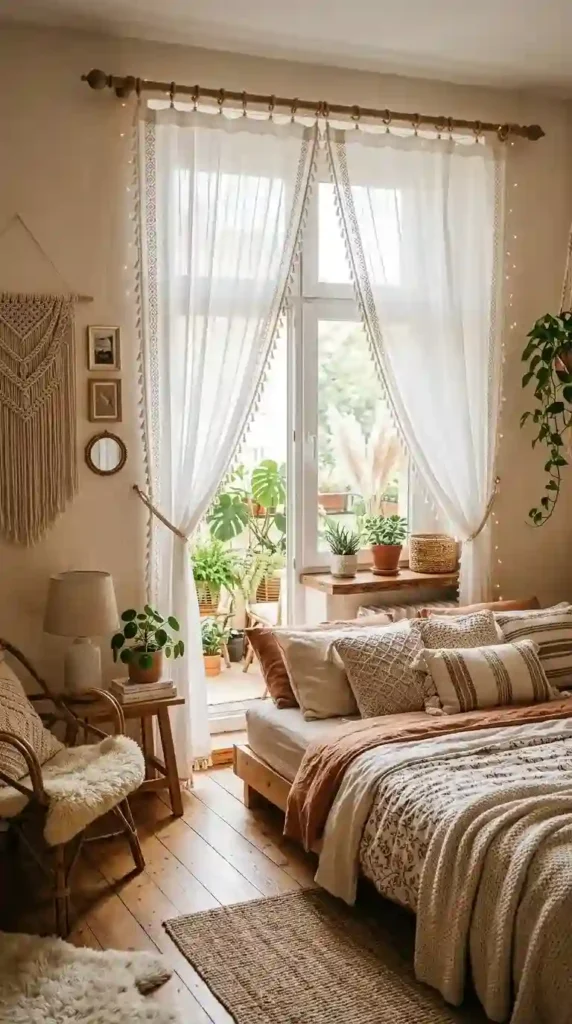 sheer-white-boho-curtains