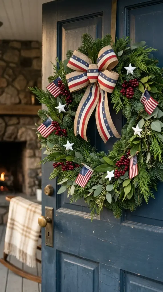 wreath-with-ribbon-and-greenery