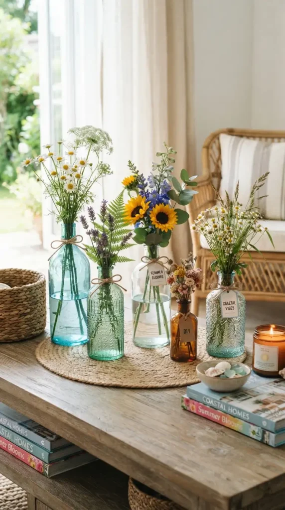 glass-bottle-vase-set