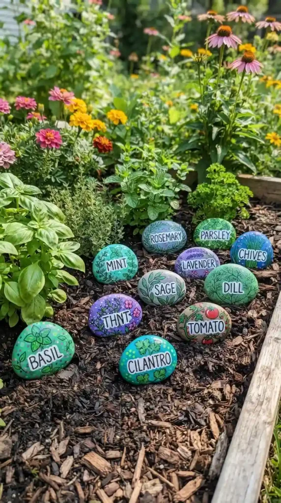 painted-rock-garden-markers
