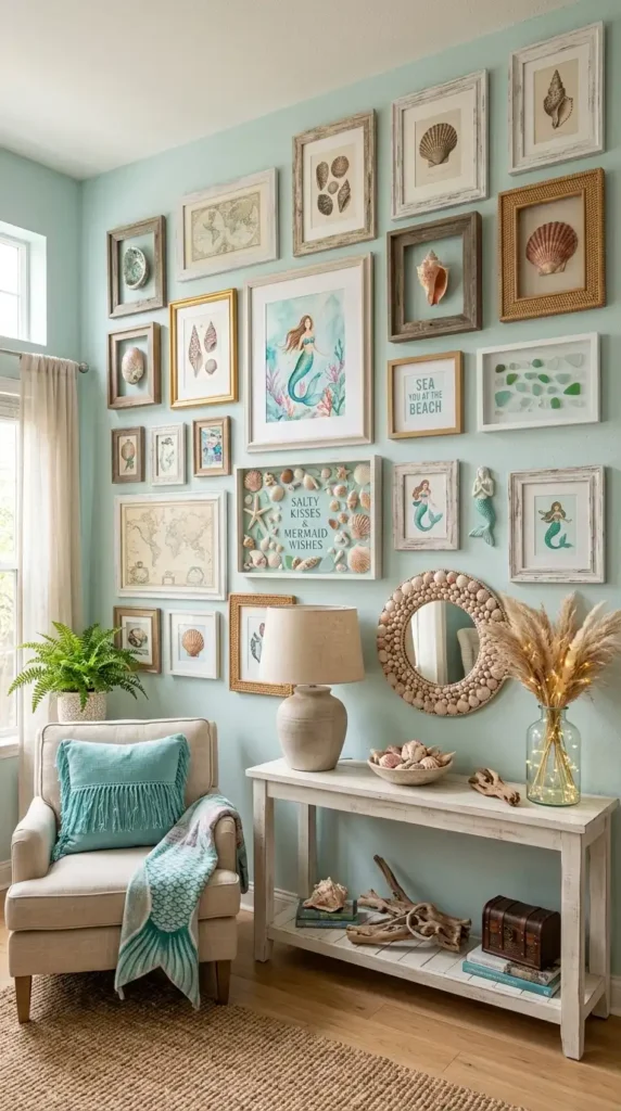 seashell-gallery-wall